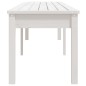 vidaXL Banco de jardín de 2 plazas madera maciza pino 203,5x44x45 cm vidaXL Banco de jardín de 2 plazas madera maciza pino 203,5x44x45 cm