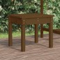 vidaXL Banco de jardín madera maciza pino marrón miel 50x44x45 cm