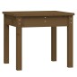 vidaXL Banco de jardín madera maciza pino marrón miel 50x44x45 cm