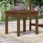 vidaXL Banco de jardín madera maciza pino marrón miel 50x44x45 cm