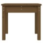 vidaXL Banco de jardín madera maciza pino marrón miel 50x44x45 cm