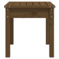 vidaXL Banco de jardín madera maciza pino marrón miel 50x44x45 cm