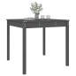 vidaXL Mesa de jardín madera maciza pino gris 82,5x82,5x76 cm vidaXL Mesa de jardín madera maciza pino gris 82,5x82,5x76 cm