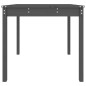 vidaXL Mesa de jardín madera maciza pino gris 82,5x82,5x76 cm vidaXL Mesa de jardín madera maciza pino gris 82,5x82,5x76 cm