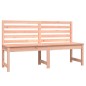 vidaXL Banco de jardín madera maciza abeto de Douglas 157,5 cm