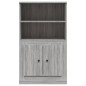vidaXL Aparador de madera contrachapada gris Sonoma 60x35,5x103,5 cm vidaXL Aparador de madera contrachapada gris Sonoma 60x35,5x103,5 cm