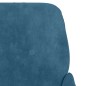 vidaXL Banco de terciopelo azul 108x79x79 cm vidaXL Banco de terciopelo azul 108x79x79 cm