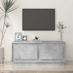 vidaXL Mesa de centro madera contrachapada gris hormigón 102x50x44 cm