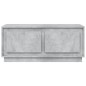 vidaXL Mesa de centro madera contrachapada gris hormigón 102x50x44 cm