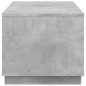 vidaXL Mesa de centro madera contrachapada gris hormigón 102x50x44 cm