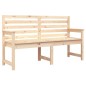 vidaXL Banco de jardín madera maciza de pino 159,5x48x91,5 cm vidaXL Banco de jardín madera maciza de pino 159,5x48x91,5 cm