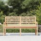 vidaXL Banco de jardín madera maciza de pino 159,5x48x91,5 cm vidaXL Banco de jardín madera maciza de pino 159,5x48x91,5 cm