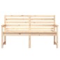 vidaXL Banco de jardín madera maciza de pino 159,5x48x91,5 cm vidaXL Banco de jardín madera maciza de pino 159,5x48x91,5 cm