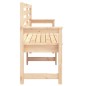vidaXL Banco de jardín madera maciza de pino 159,5x48x91,5 cm vidaXL Banco de jardín madera maciza de pino 159,5x48x91,5 cm