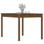 vidaXL Mesa de jardín madera maciza pino marrón miel 121x82,5x76 cm vidaXL Mesa de jardín madera maciza pino marrón miel 121x82,5x76 cm