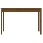 vidaXL Mesa de jardín madera maciza pino marrón miel 121x82,5x76 cm vidaXL Mesa de jardín madera maciza pino marrón miel 121x82,5x76 cm