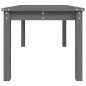 vidaXL Mesa de jardín madera maciza de pino gris 82,5x50,5x45 cm vidaXL Mesa de jardín madera maciza de pino gris 82,5x50,5x45 cm