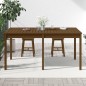 vidaXL Mesa de jardín madera maciza pino marrón miel 159,5x82,5x76 cm vidaXL Mesa de jardín madera maciza pino marrón miel 159,5x82,5x76 cm
