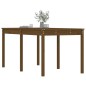 vidaXL Mesa de jardín madera maciza pino marrón miel 159,5x82,5x76 cm vidaXL Mesa de jardín madera maciza pino marrón miel 159,5x82,5x76 cm