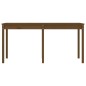 vidaXL Mesa de jardín madera maciza pino marrón miel 159,5x82,5x76 cm vidaXL Mesa de jardín madera maciza pino marrón miel 159,5x82,5x76 cm