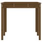 vidaXL Mesa de jardín madera maciza pino marrón miel 159,5x82,5x76 cm vidaXL Mesa de jardín madera maciza pino marrón miel 159,5x82,5x76 cm