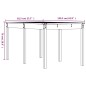 vidaXL Mesa de jardín madera maciza pino marrón miel 159,5x82,5x76 cm vidaXL Mesa de jardín madera maciza pino marrón miel 159,5x82,5x76 cm
