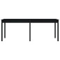 vidaXL Mesa de jardín madera maciza de pino negro 203,5x100x76 cm vidaXL Mesa de jardín madera maciza de pino negro 203,5x100x76 cm