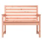 vidaXL Banco de jardín madera maciza abeto de Douglas 109x48x91,5 cm
