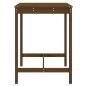 vidaXL Mesa de jardín madera maciza pino marrón miel 82,5x82,5x110 cm vidaXL Mesa de jardín madera maciza pino marrón miel 82,5x82,5x110 cm