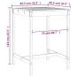 vidaXL Mesa de jardín madera maciza pino marrón miel 82,5x82,5x110 cm vidaXL Mesa de jardín madera maciza pino marrón miel 82,5x82,5x110 cm