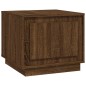 vidaXL Mesa de centro madera contrachapada roble marrón 51x50x44 cm vidaXL Mesa de centro madera contrachapada roble marrón 51x50x44 cm