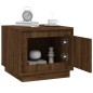 vidaXL Mesa de centro madera contrachapada roble marrón 51x50x44 cm vidaXL Mesa de centro madera contrachapada roble marrón 51x50x44 cm
