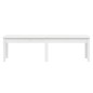 vidaXL Banco jardín 2 plazas madera maciza pino blanco 159,5x44x45 cm vidaXL Banco jardín 2 plazas madera maciza pino blanco 159,5x44x45 cm