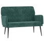 vidaXL Banco de terciopelo verde oscuro 108x79x79 cm vidaXL Banco de terciopelo verde oscuro 108x79x79 cm