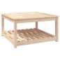 vidaXL Mesa de jardín madera maciza de pino 82,5x82,5x45 cm vidaXL Mesa de jardín madera maciza de pino 82,5x82,5x45 cm