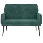 vidaXL Banco de terciopelo verde oscuro 108x79x79 cm vidaXL Banco de terciopelo verde oscuro 108x79x79 cm