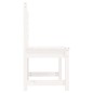 vidaXL Banco de jardín madera maciza de pino blanco 109 cm vidaXL Banco de jardín madera maciza de pino blanco 109 cm