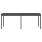 vidaXL Mesa de jardín madera maciza de pino gris 203,5x100x76 cm vidaXL Mesa de jardín madera maciza de pino gris 203,5x100x76 cm