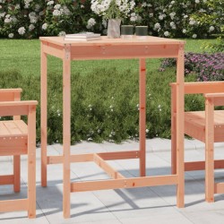 vidaXL Mesa de jardín madera maciza Douglas 82,5x82,5x110 cm