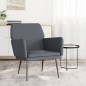 vidaXL Sillón de terciopelo gris oscuro 62x79x79 cm vidaXL Sillón de terciopelo gris oscuro 62x79x79 cm