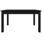 vidaXL Mesa de jardín madera maciza pino negro 82,5x50,5x45 cm vidaXL Mesa de jardín madera maciza pino negro 82,5x50,5x45 cm
