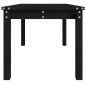 vidaXL Mesa de jardín madera maciza pino negro 82,5x50,5x45 cm vidaXL Mesa de jardín madera maciza pino negro 82,5x50,5x45 cm