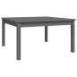 vidaXL Mesa de jardín madera maciza pino gris 82,5x82,5x45 cm vidaXL Mesa de jardín madera maciza pino gris 82,5x82,5x45 cm
