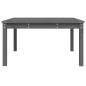 vidaXL Mesa de jardín madera maciza pino gris 82,5x82,5x45 cm vidaXL Mesa de jardín madera maciza pino gris 82,5x82,5x45 cm