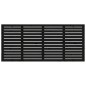 vidaXL Cabecero de cama de pared madera maciza pino negro 166x3x91,5cm vidaXL Cabecero de cama de pared madera maciza pino negro 166x3x91,5cm