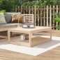 vidaXL Mesa de jardín madera maciza pino 121x82,5x45 cm vidaXL Mesa de jardín madera maciza pino 121x82,5x45 cm