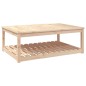 vidaXL Mesa de jardín madera maciza pino 121x82,5x45 cm vidaXL Mesa de jardín madera maciza pino 121x82,5x45 cm