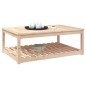 vidaXL Mesa de jardín madera maciza pino 121x82,5x45 cm vidaXL Mesa de jardín madera maciza pino 121x82,5x45 cm