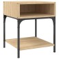 vidaXL Mesita de noche madera de ingeniería roble Sonoma 40x41x50 cm vidaXL Mesita de noche madera de ingeniería roble Sonoma 40x41x50 cm