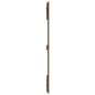 vidaXL Cabecero cama pared madera maciza pino marrón 127,5x3x110cm vidaXL Cabecero cama pared madera maciza pino marrón 127,5x3x110cm